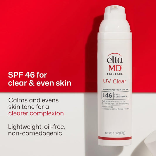 EltaMD UV Clear SPF 46 Face Sunscreen 3.7 oz