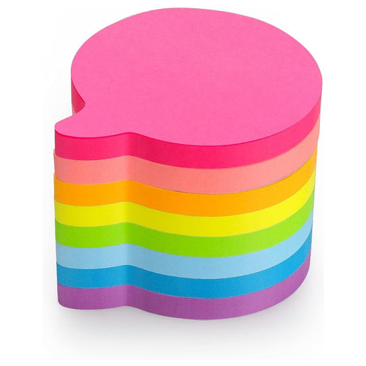 SIMONA Bubble Shape Sticky Notes, 8 Colors, 600 Sheets
