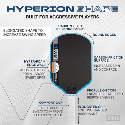 JOOLA Pro V Hyperion 16mm Paddle