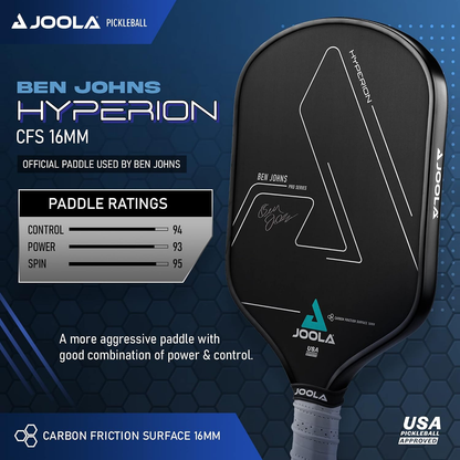 JOOLA Ben Johns Hyperion CFS Paddle 16mm