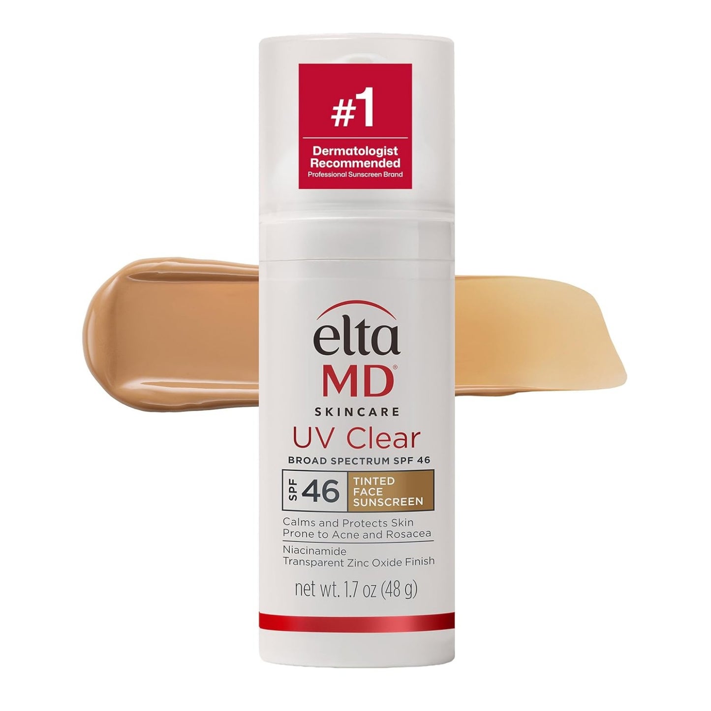 EltaMD UV Clear Tinted SPF 46 Face Sunscreen 1.7 oz (2 Pack)