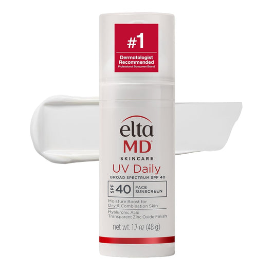 EltaMD UV Daily SPF 40 Face Moisturizer Sunscreen 1.7 oz (2 Pack)