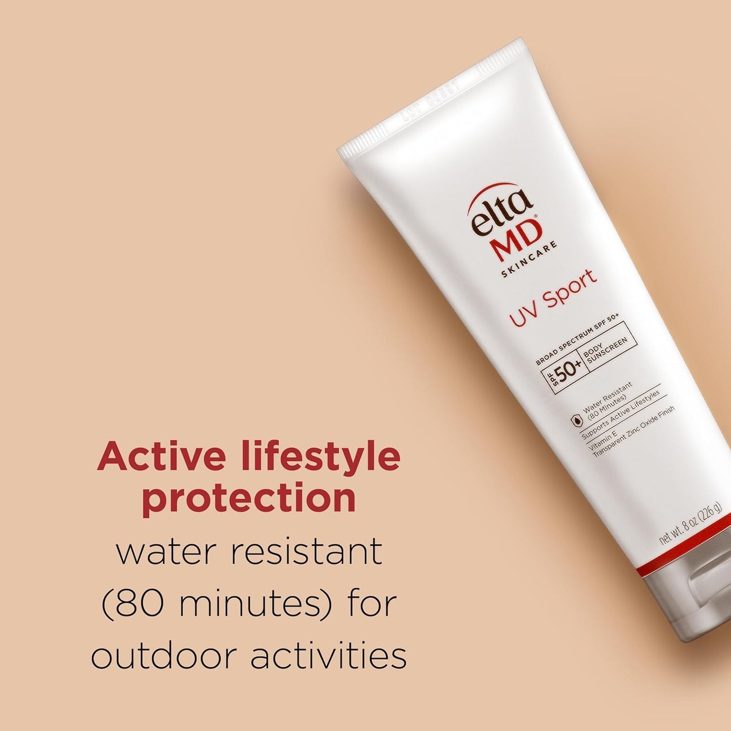 EltaMD UV Sport SPF 50 Face & Body Sunscreen 8 oz