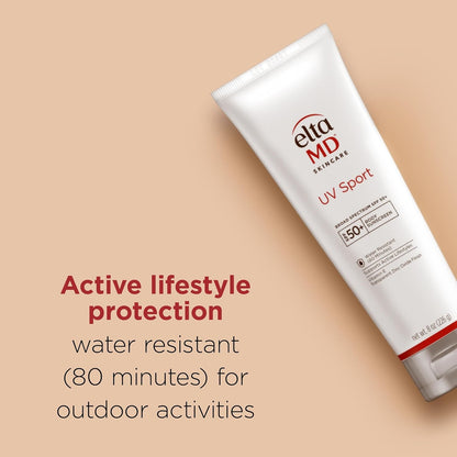 EltaMD UV Sport SPF 50 Face & Body Sunscreen 8 oz