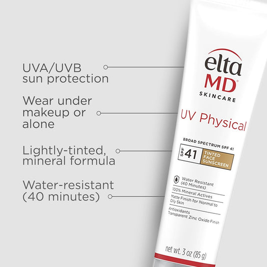 EltaMD UV Physical Tinted SPF 41 Face Sunscreen 3 oz