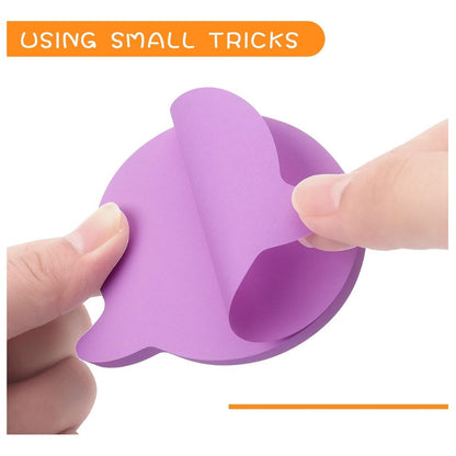 SIMONA Bubble Shape Sticky Notes, 8 Colors, 600 Sheets