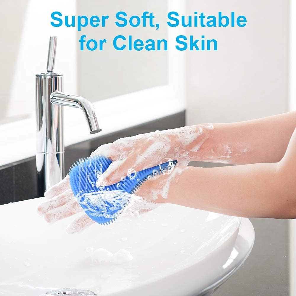 3-Pack Silicone Dish Sponges, Multi-Purpose Kitchen Scrubbers