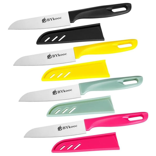 BYkooc 8-Piece Paring Knife Set, Small Vegetable & Fruit Knives