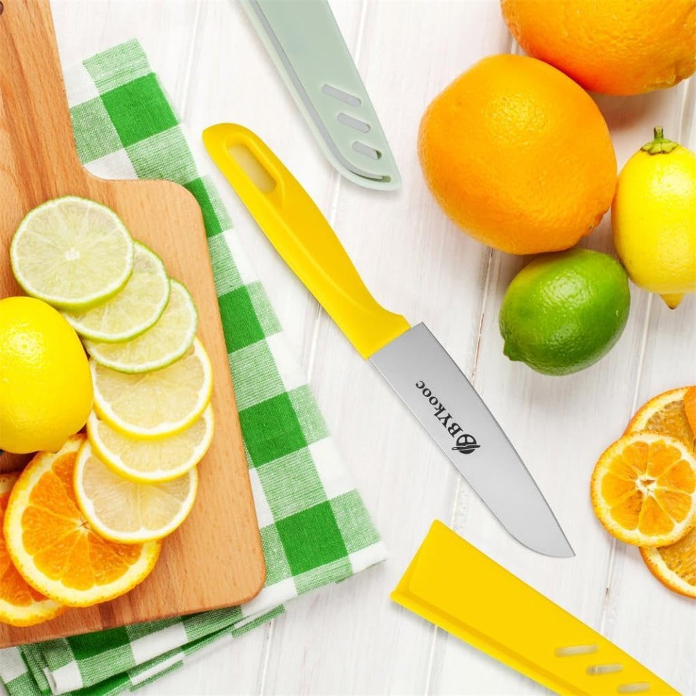 BYkooc 8-Piece Paring Knife Set, Small Vegetable & Fruit Knives