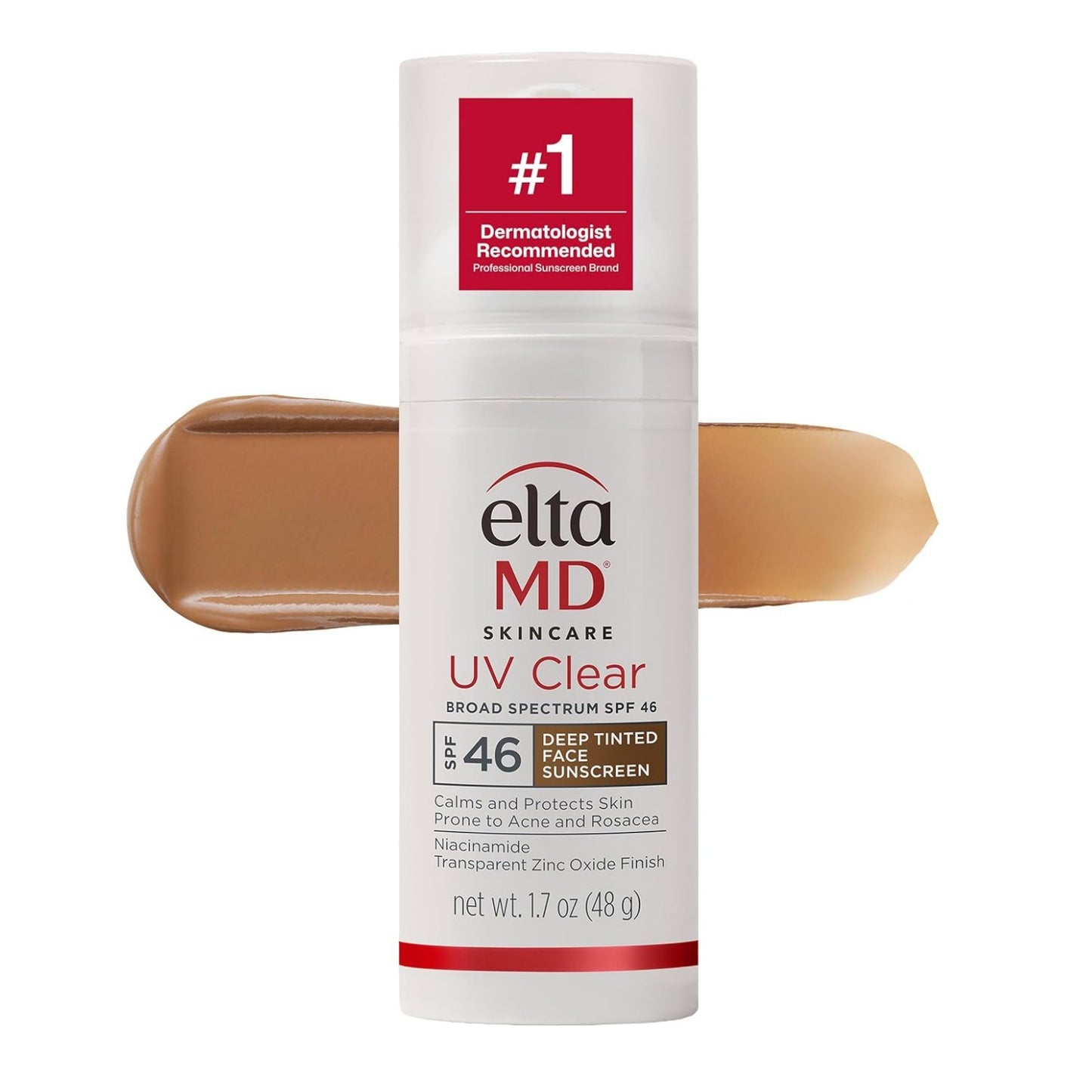 EltaMD UV Clear Deep Tinted SPF 46 Face Sunscreen 1.7 oz